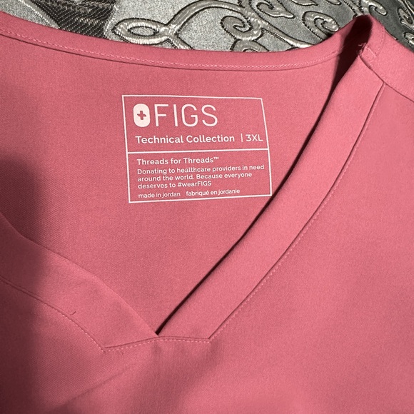 FIGS F’ing Pink scrubs size 3XL. Worn once. - Picture 3 of 10